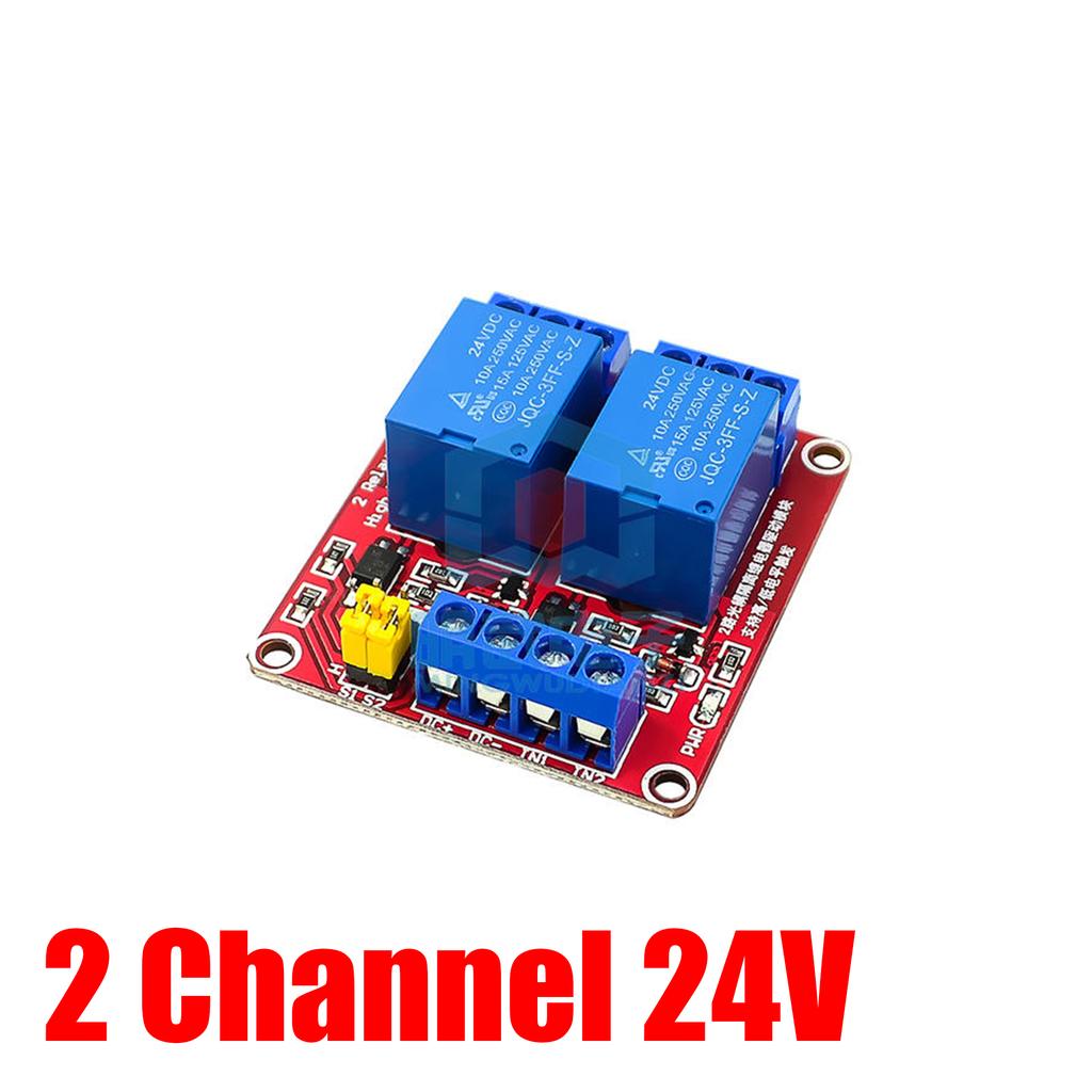 High/Low Level Trigger Relay Module 1 2 4 8 Channel 5V 12V 24V Home Intelligent Control Module With Optocoupler Isolation Output
