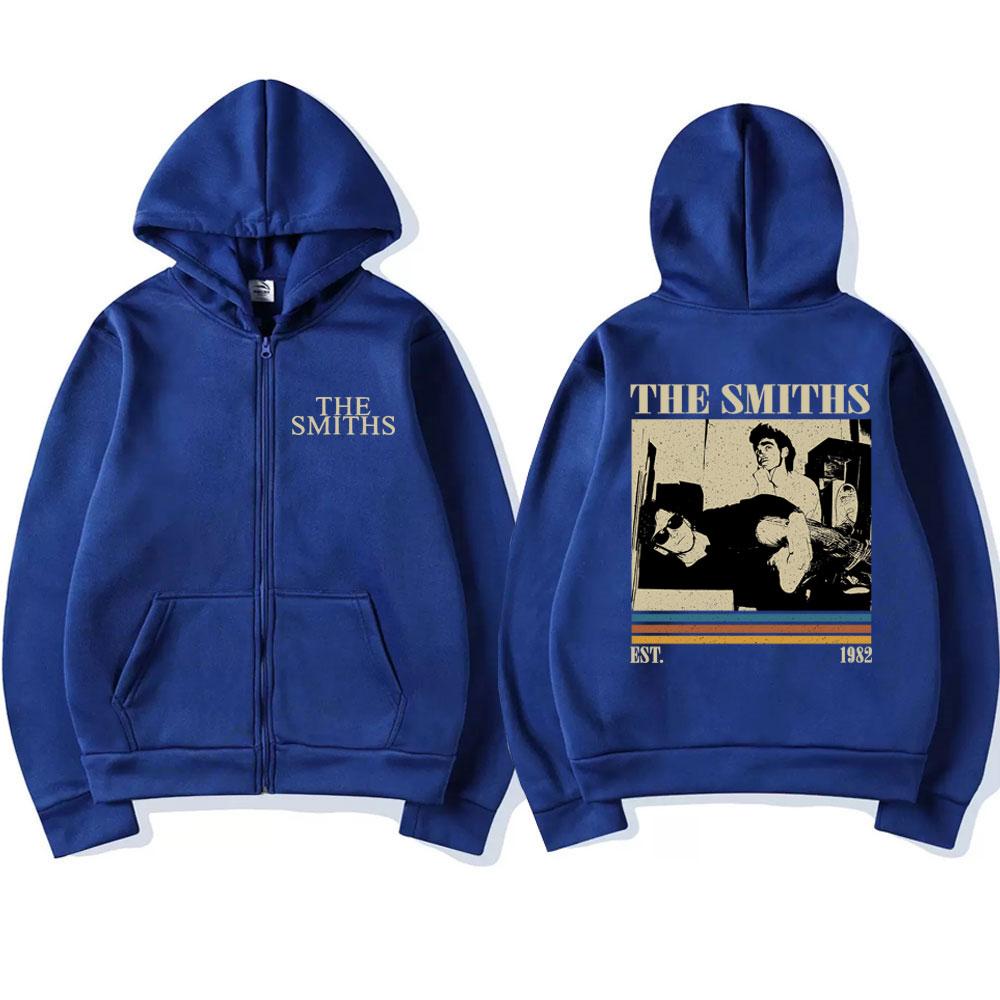 Retro Rocková Kapela The Smiths Mikina na Zip Meat Is Murder Punková Móda Hip Hopový Kardigan Mikina Pánská Dámská Oversized Streetwear