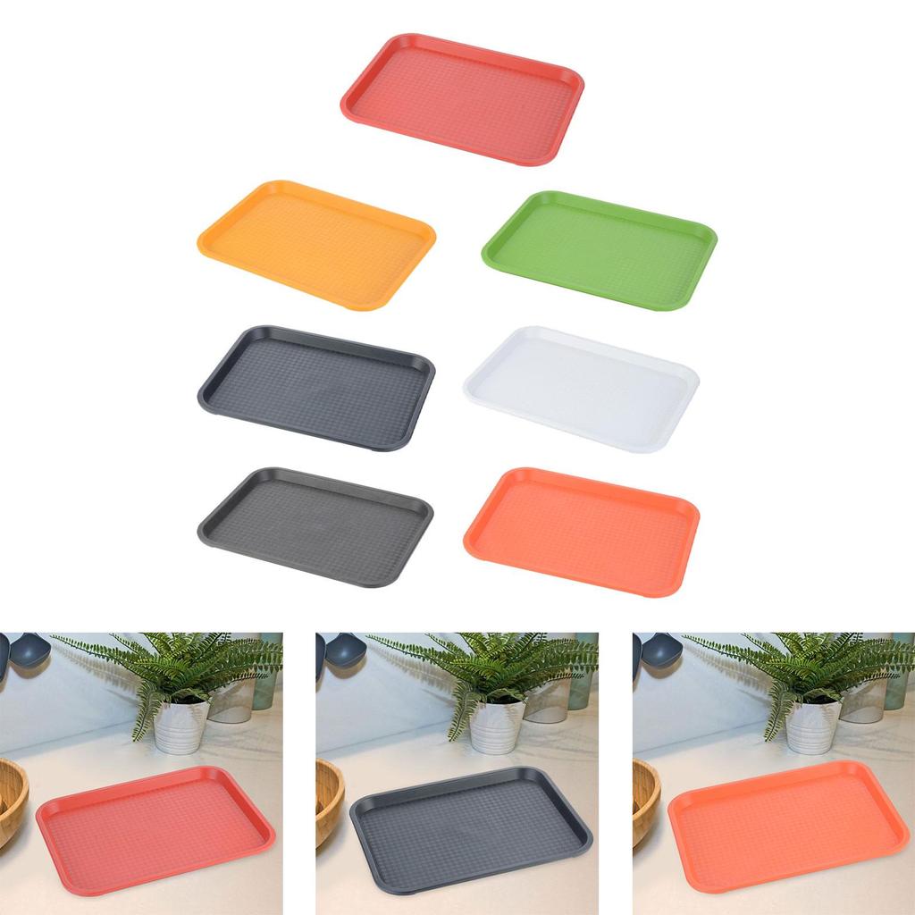 Serving Tray Platter Party Bathroom Vanity Snacks Meals Bathroom Multipurpose Office Sturdy Bathroom Vanity Tray Cosmetics Tray