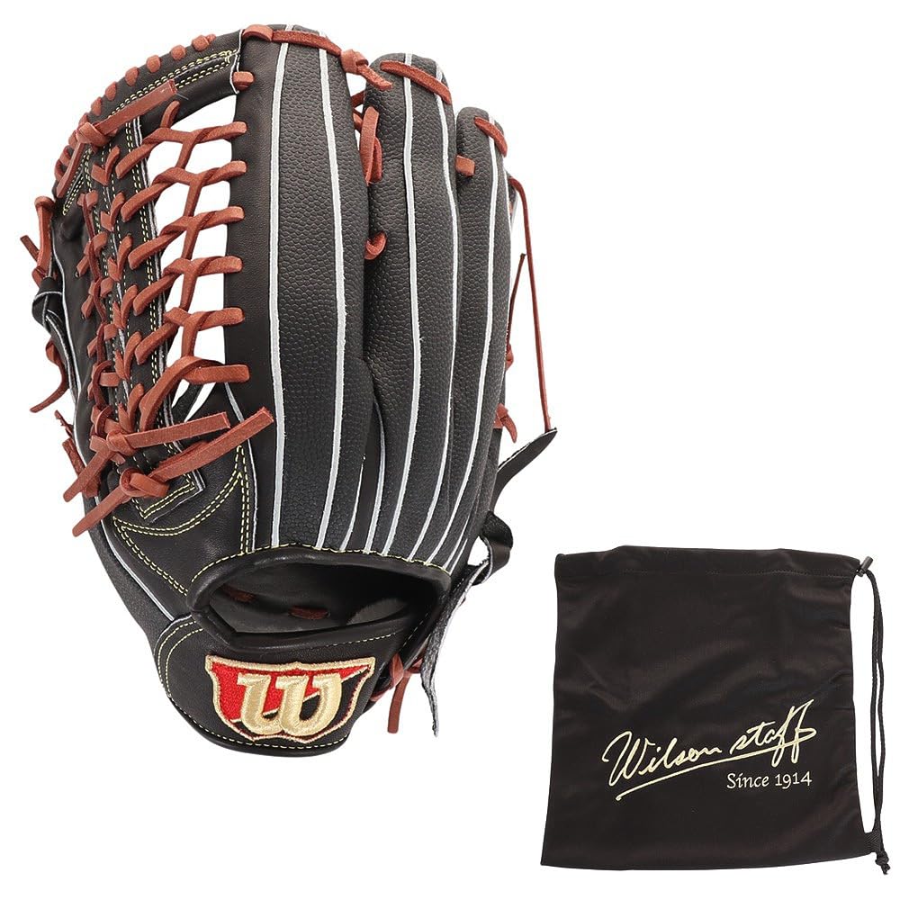 

Wilson WILSON Hardball Wilson staff DUAL Limited Outfielder Glove Bag Included Wilson Staff Series Baseball Hardball Glove 22AW Black SS For Left