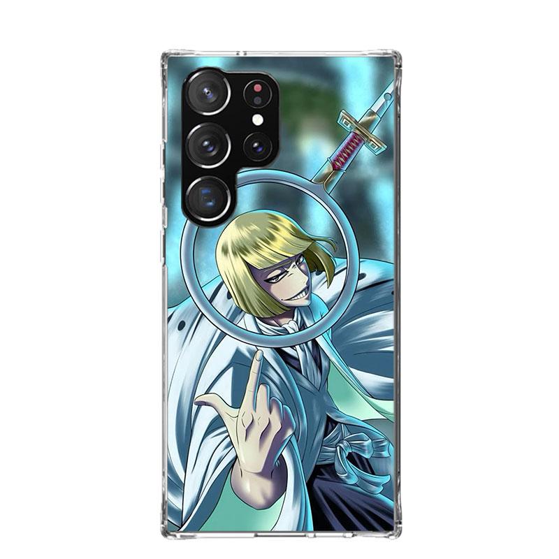 Bleach Shinji Hirako Phone Case For Samsung Galaxy S26 Ultra S23 S24 S25 Edge S20 FE S21 S22 Plus Soft Print Shell Cover Fundas