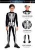 2026 New 3D Skeleton Halloween Jumpsuit for Kids - Boys & Girls