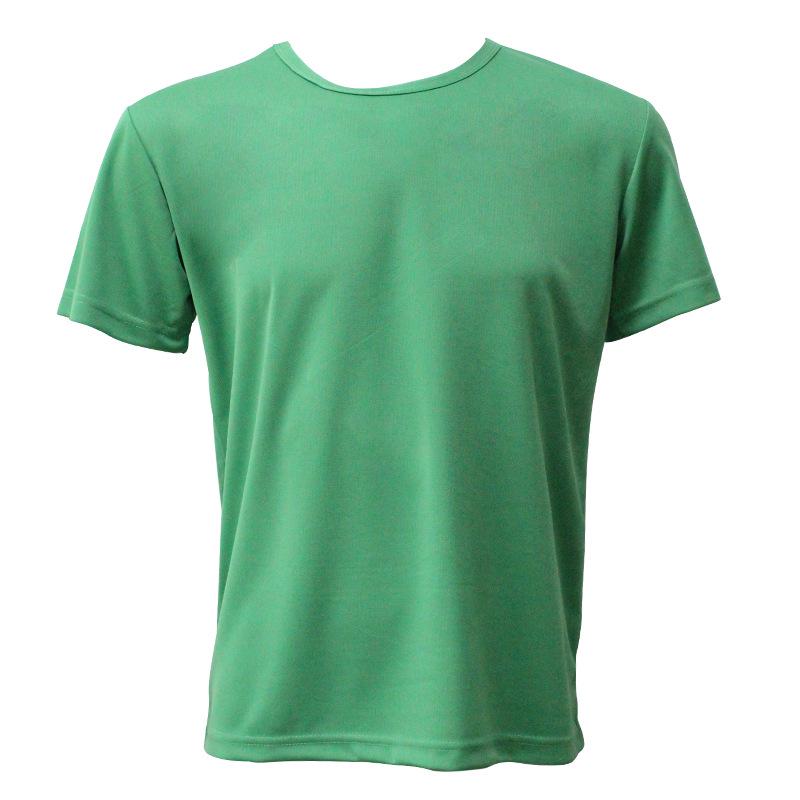 In Stock Quick-Dry Round Neck Marathon T-shirt - Custom Logo, Short Sleeve for Outdoor Running & Promotional Events