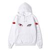 Unisex Naruto Sharingan Rinnegan Eyes Fleece Hoodie, Akatsuki Anime Graphic Pullover Long Sleeve Sweatshirt