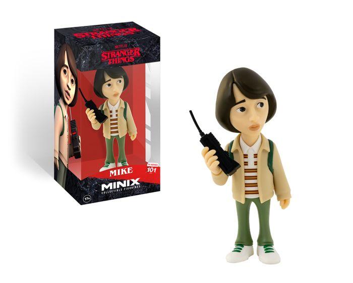 Figurine - minix - stranger things - mike - 12 cm - pvc haute qualité - licenciée officielle