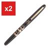 Kuretake Fountain Brush Pen 'Maki-e Story: Crane of a Thousand Years', Black Barrel, DU184-815