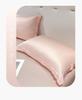 Set di Due Federe in Seta Tencel - Colore Unito per Uso Domestico o in Dormitorio