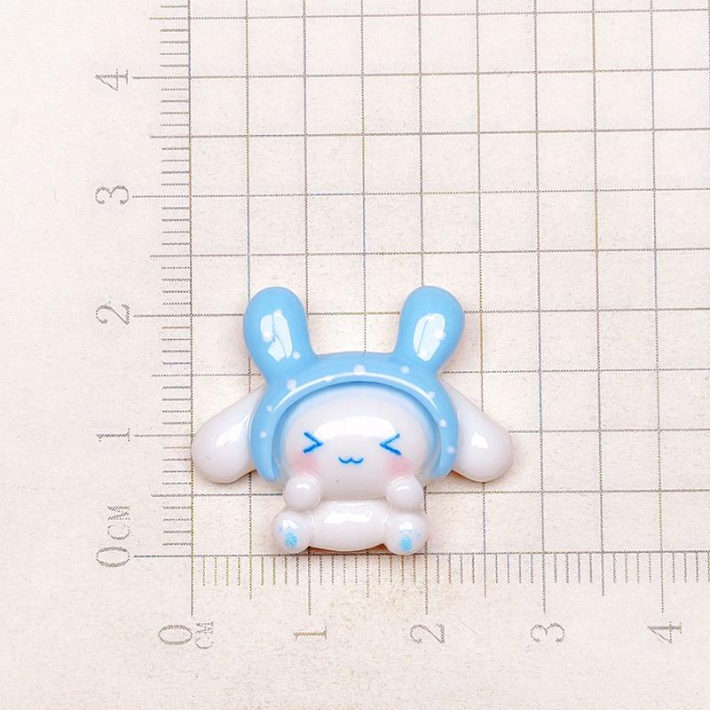 10 Pcs New Mini Kawaii Cartoon Puppy ,Cloud Series Resin Scrapbook Diy Jewelry Children Gift Hairpin Accessories A21