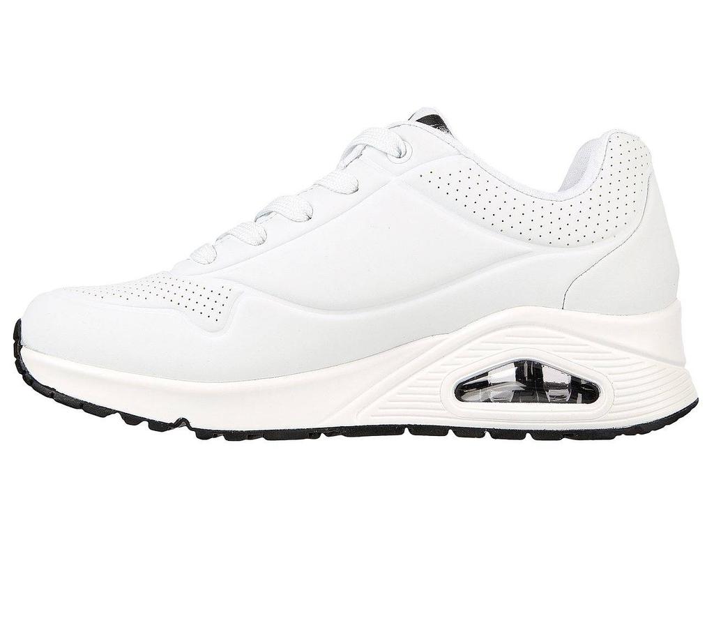 Damen-Sneakers Skechers Spread The Love Herzchen Sportschuhe weiß (155507-WBGY)