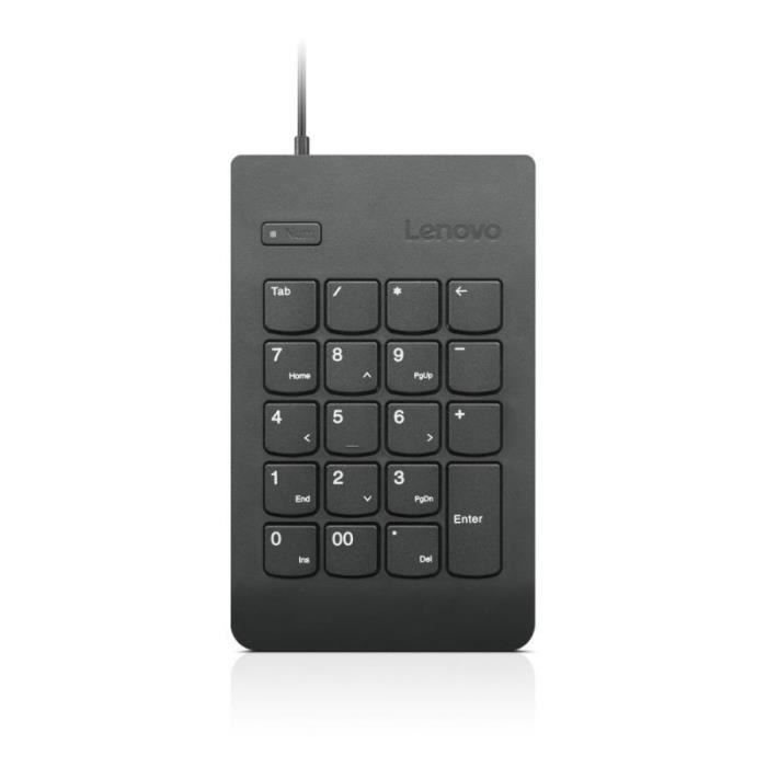 Pavé numérique - LENOVO - Numeric Keypad Gen II - USB - Filaire - Noir