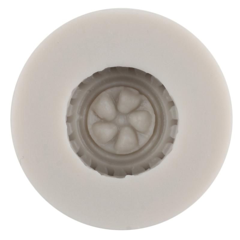 

3D круглая форма для помадки, колеса грузовика, силиконовые формы для украшения торта из сахара, топпер для кексов, шоколадные конфеты, жевательная паста, форма для полимерной глины красный