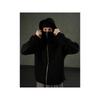 STREETRICH Herren und Damen Sturmhaube Y2K Gothic Harajuku Winter Neuheit Sweatshirt mit doppelter Kapuze Maske mit Reißverschluss Sportbekleidung