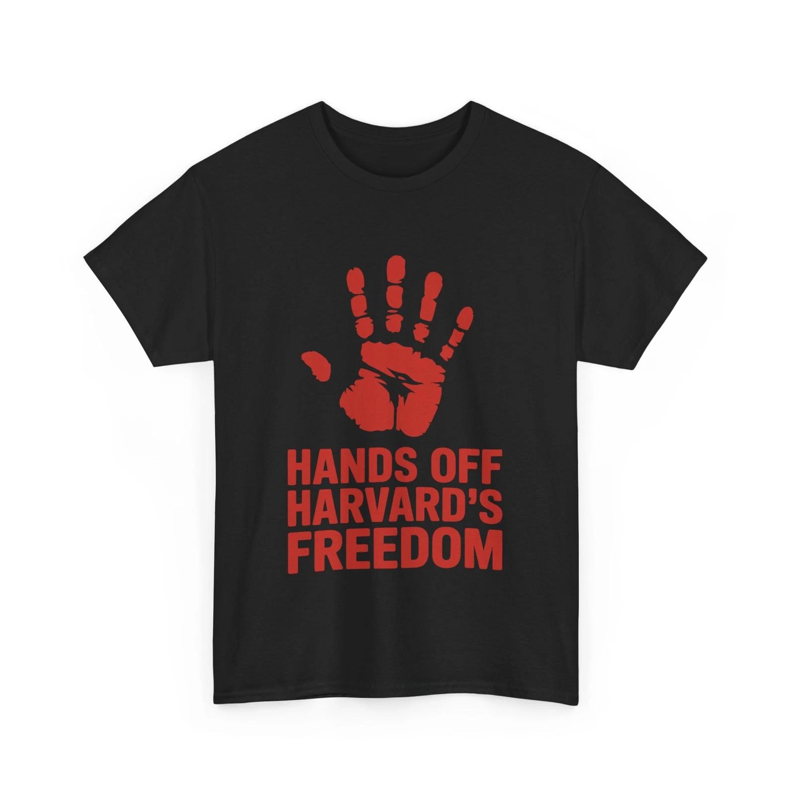 Hands Off Harvard Freedom of Speech Resist T-shirt L