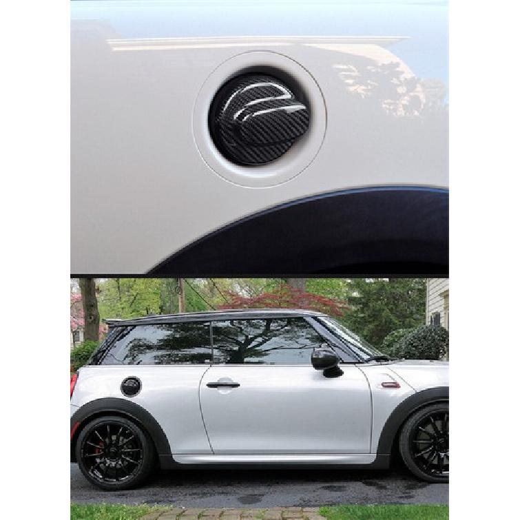 Real Carbon Fiber Fuel Tank Cap Gas Oil Cover for Mini Cooper R55 R56 2007-2013