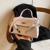Stylish Pu Leather Handbag Trendy Street Style 2024 Summer Small Crossbody Bag