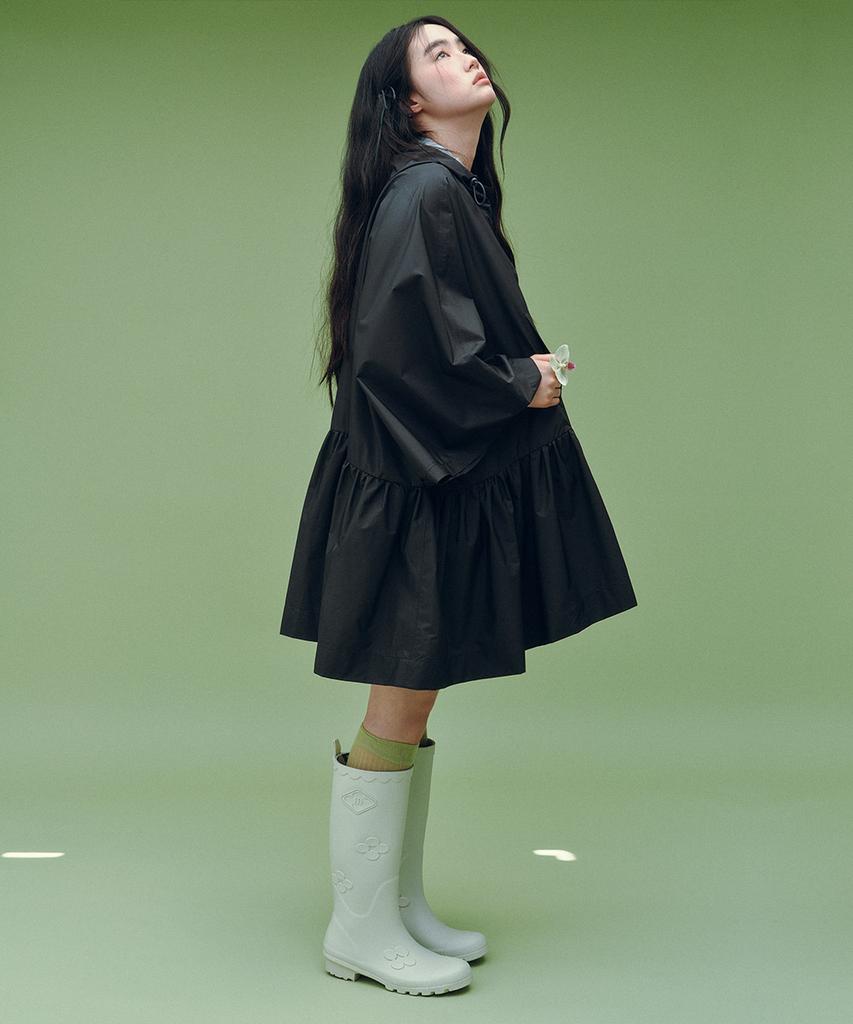 Rockfish Weatherwear [X Minjukim] Floral Patch Rain Boots Long - 4 Colors