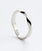 Shoveoff [Silver 925] Svr-S605 Twist Daily Silver Friendship Couple Rings (Type A)
