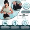 Wonder Care Polyester Umbilical Black Hernia Belt Pain Relief Support Brace With 1 Removable Compression Pad For Men & Women (L)
