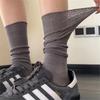 Trendy Women's Mesh Slouch Socks - Slimming, Breathable & Retro Mid-Tube Calf Socks for Spring/Summer