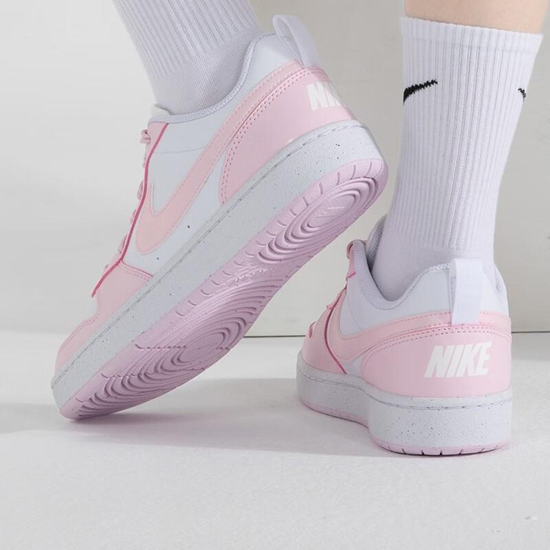Nike Court Borough Low Recraft GS Pink Foam White Kids Sneakers DV5456-105