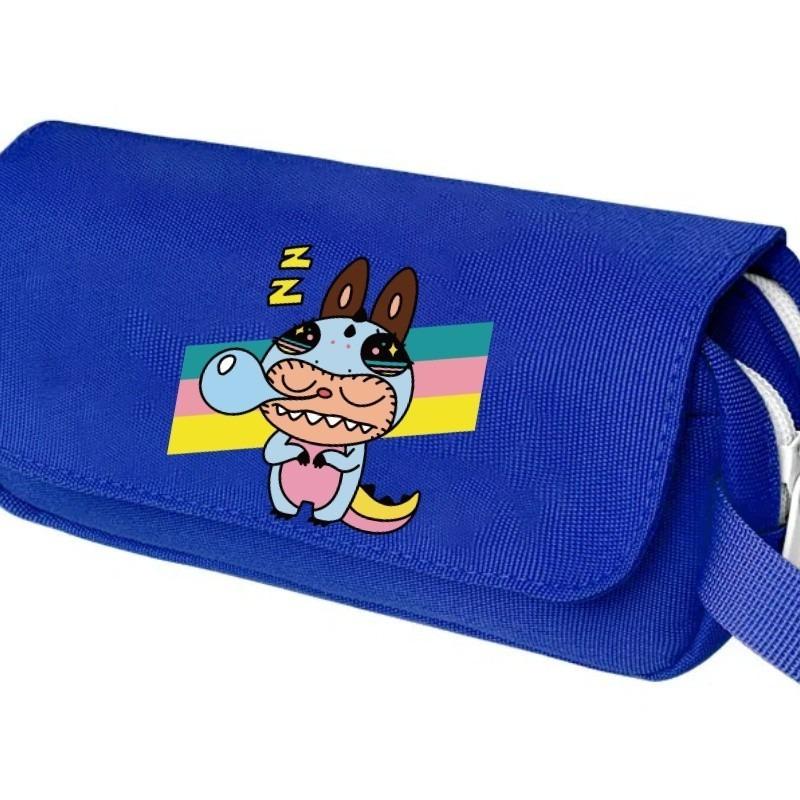 New Large-capacity Double-layer Handheld Pencil Bag for Primary and Secondary School Students