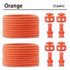 2 Pair round Elastic Shoelaces for Kids & Adults No-Tie Lock Shoelace Sneakers Quick-Lock Shoe Laces Accessory Pack