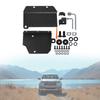 Aluminum Splash Protection Cover for Left Rear Wheel Featuring Corrosion Resistance & Durability Suitable for Car