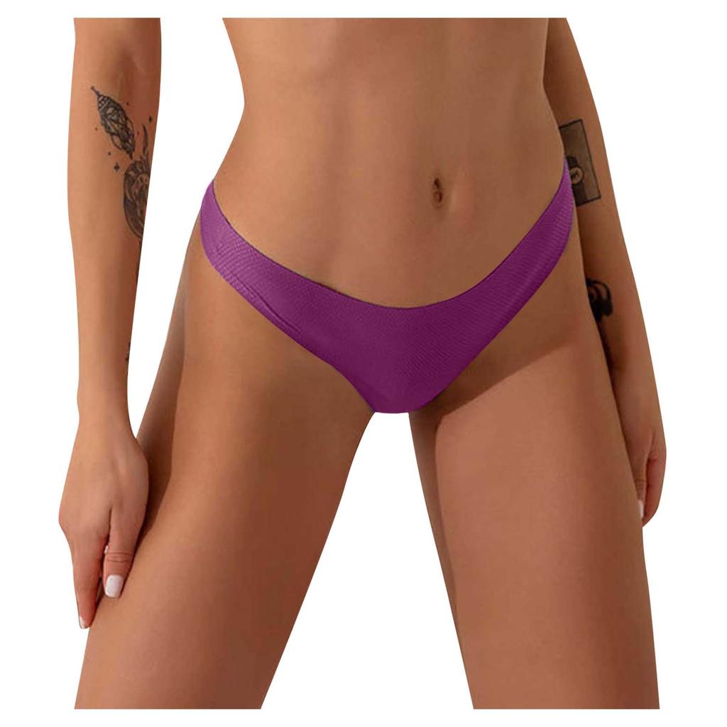 Damen Mode Basic Elastisch Bequem Sexy Farbe Unterwäsche