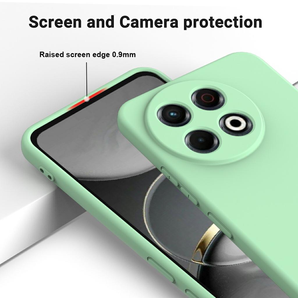 For TECNO Spark 30 Pro 4G Case Liquid Silicone Phone Back Cover with Hand Strap