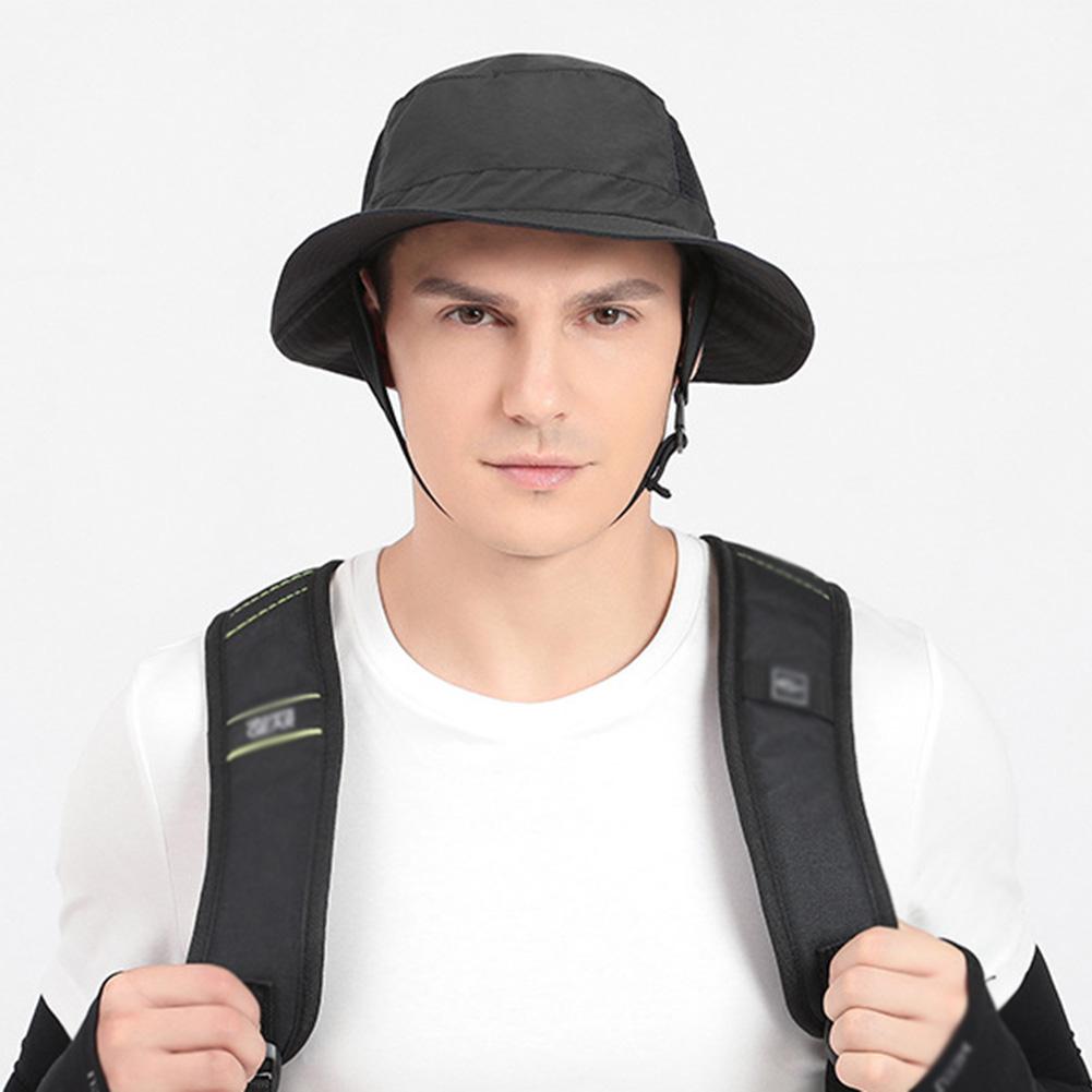 Wide Brim Sun Hat Foldable Hiking Fishing Hat Men And Women UPF50+ Surfing Sunscreen Fisherman Hat