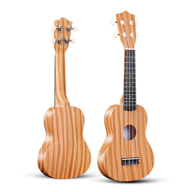 21-Inch Natural Wood Children's Ukulele Four-String Guitar Instrument