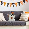 Halloween Pumpkin Ghosty Plushie Pillow Christmas Soft Hug Cushion Toy  for Children Gifting