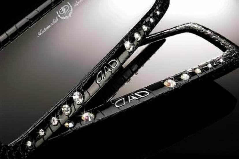 Garson DAD Luxury Mirror Type Crocodile Rearview Room Rearview Expanded Car Universal Car Easy Interior Space Black/Aurora SA014-04 D.A.D Mirror,