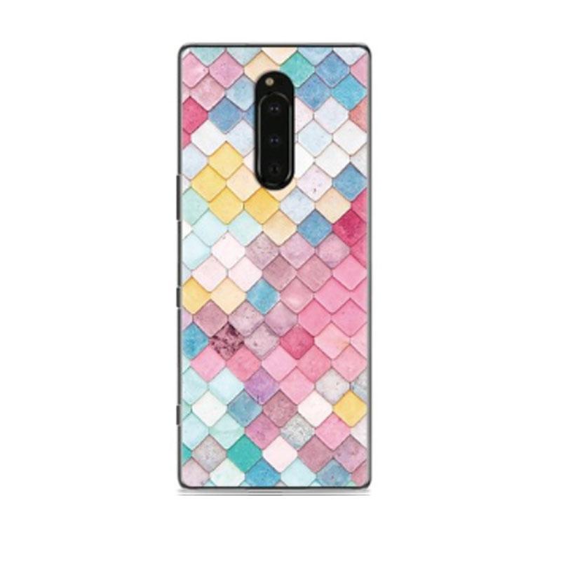 Funda Para Sony Xperia 1 Funda Dibujos Animados Suave TPU Cubierta de Teléfono Para Sony Xperia1 iii Silicona Fundas para Sony Xperia 1 ii J9110 J8110