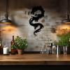 Oriental Dragon Metal Wall Art Home Decor Garden Balcony Housewarming Holiday Gift