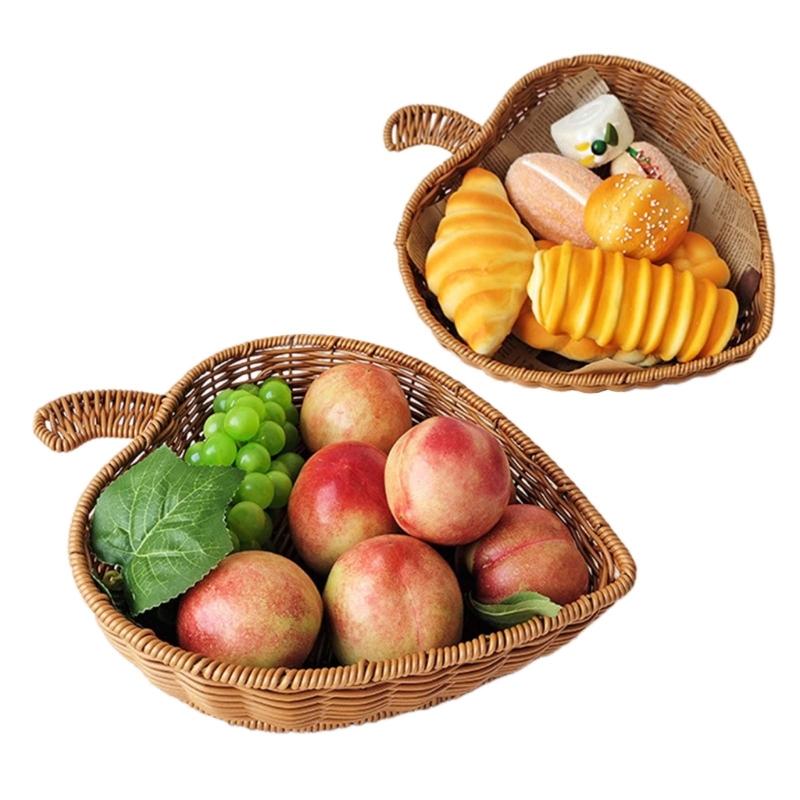 Woven Bread Baskets Fruit Baskets Storage Baskets Vegetable Baskets Snacks Storage Baskets for Vegetables and Snacks
