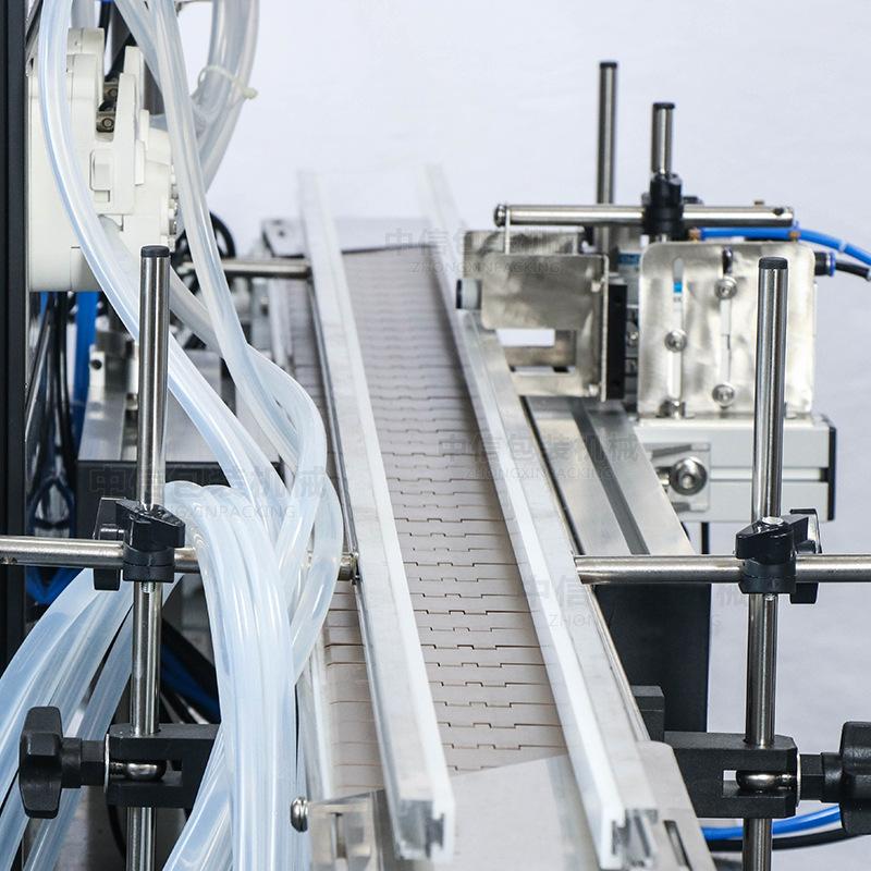 ZONESUN ZS-VTPP80C Automatic Liquid Filling Machine for Juice Wine Gel Can Hand Sanitizer Water Perfume Cosmetics