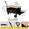 Suncojia Folding Outdoor Utility Cart