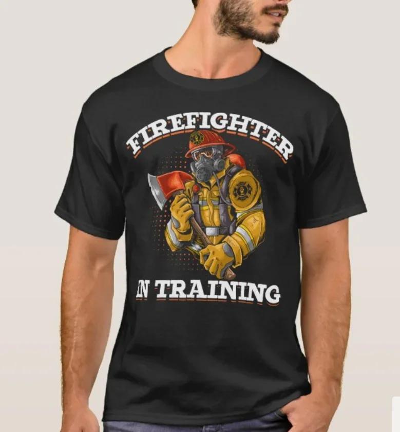 Firefighter In Training Future Fireman TShirt Summer Cotton Short Sleeve ONeck Mens T Shirt New S3XL