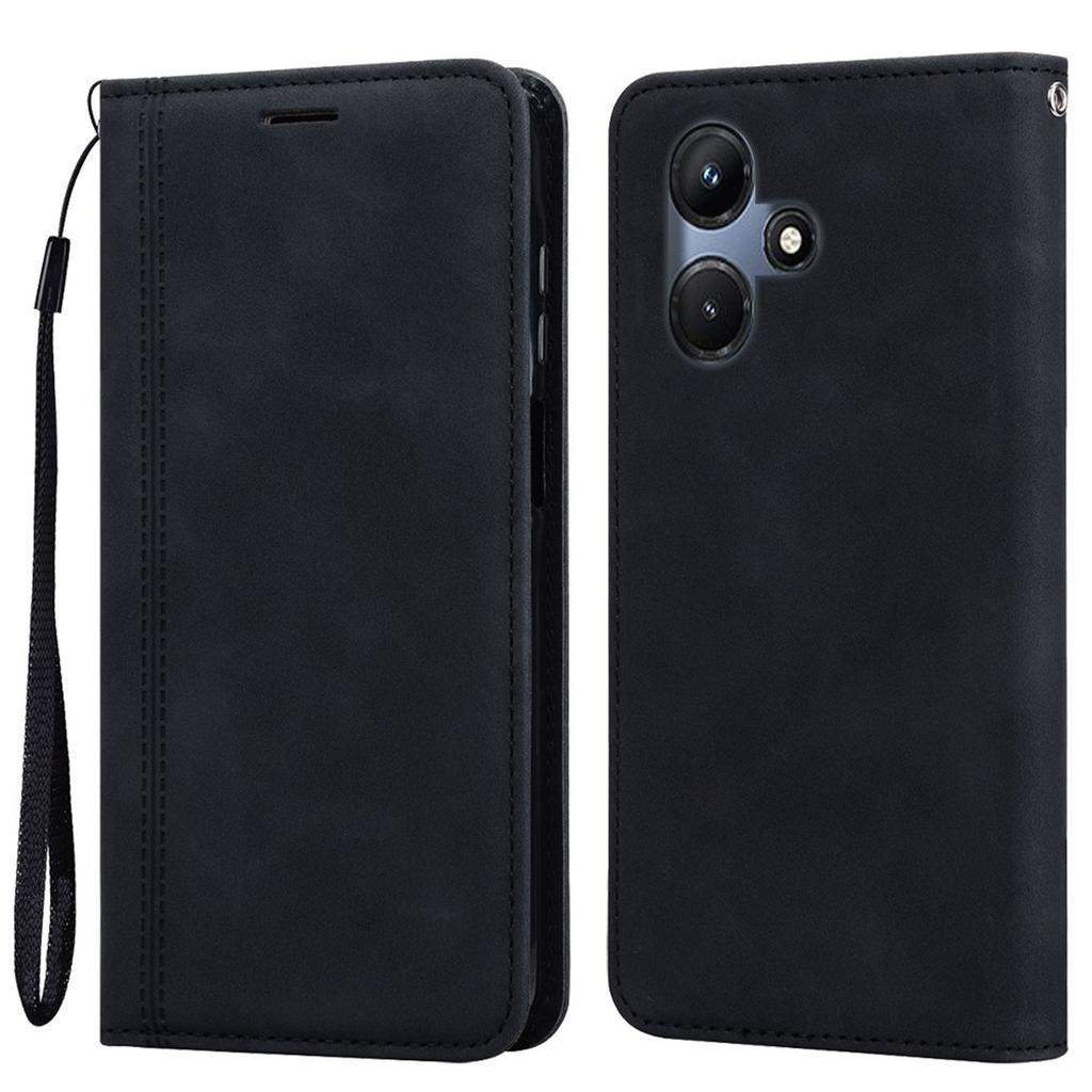 Magnetic Closure Flip Wallet Phone Case for infinix HOT 30i NFC,30i,30 4G Vintage PU Leather Card Holder Cover