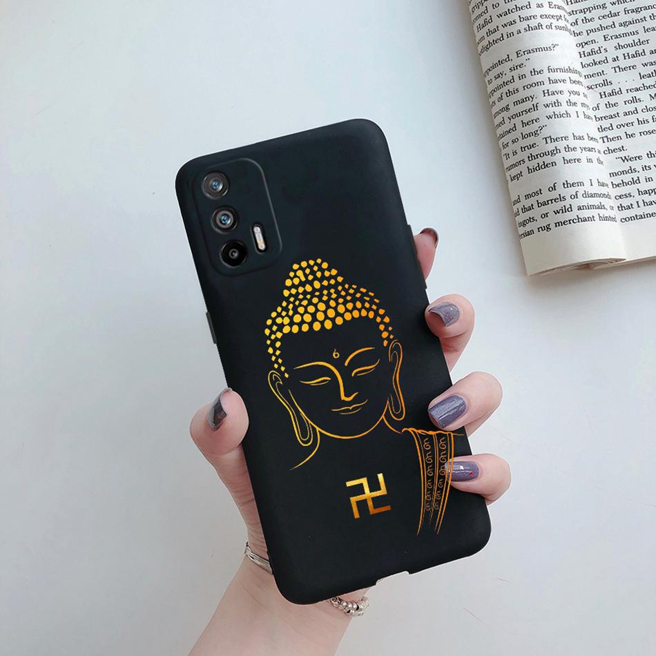 For Realme GT 5G Case RMX2202 Silicone Soft Lovely Cartoon Flower Phone Case For Realme GT 5G Cover Funda For RealmeGT 5G Coque
