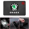 1 Pieza Emblema de Coche Almohadilla Antideslizante Soporte para Teléfono Alfombrilla Antideslizante Car Stlying Para Skoda Octavia Superb Rapid Kodiaq Karoq Fabia Kamiq Roomster Citigo