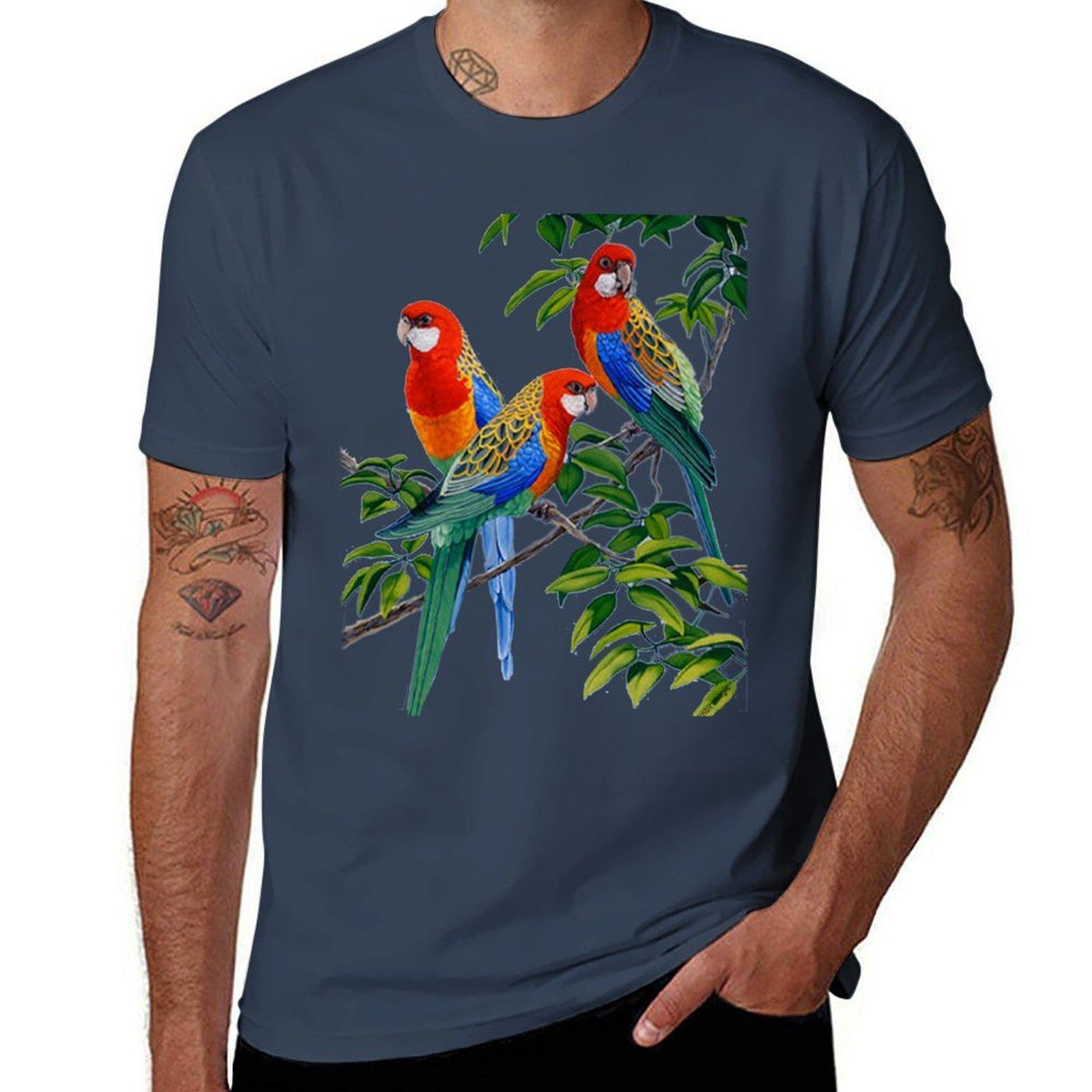 Rosella Tshirt Modern Style Print Tshirt S