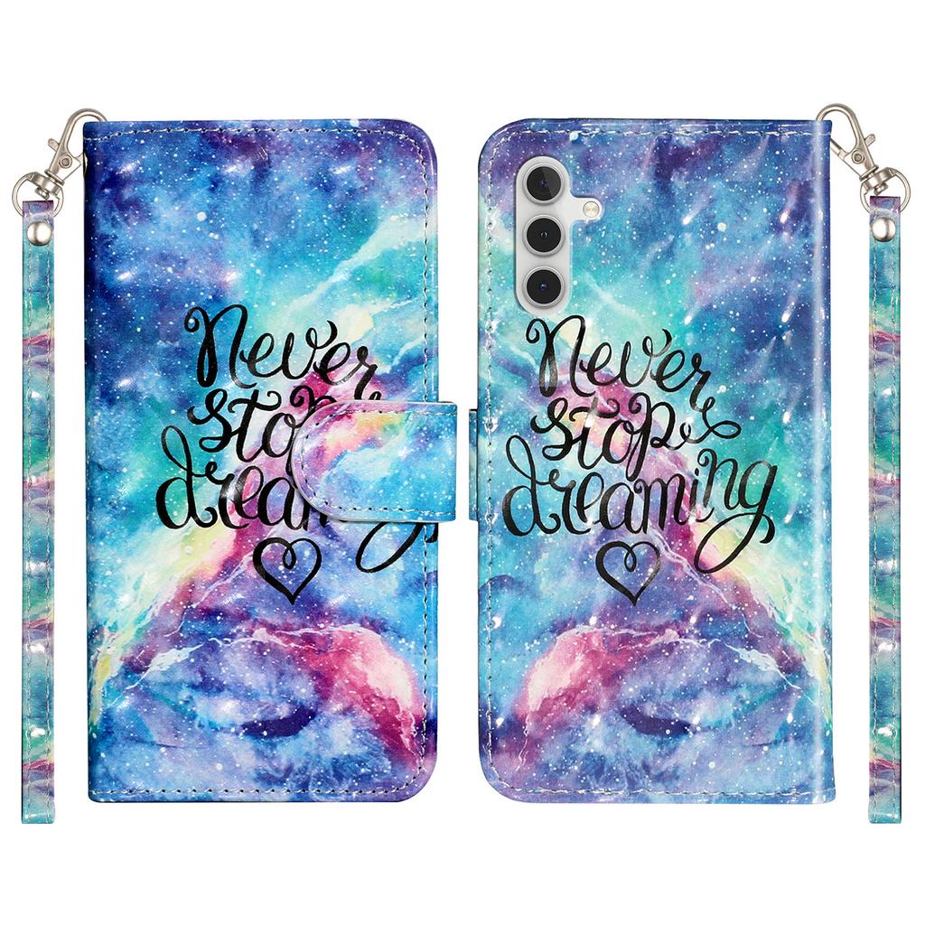 For Samsung Galaxy A16 4G/5G Case 3D Pattern Printed Phone Leather Phone Cover