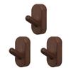 Wood Wall Hook With Strong Adhesive For Sturdy Hanging In Bathroom And Kitchen Supplies