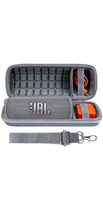 co2CREA Storage Case for JBL Flip 7/Flip 6/Flip 5/Flip 4 Bluetooth Speakers (Hard Case, Gray)