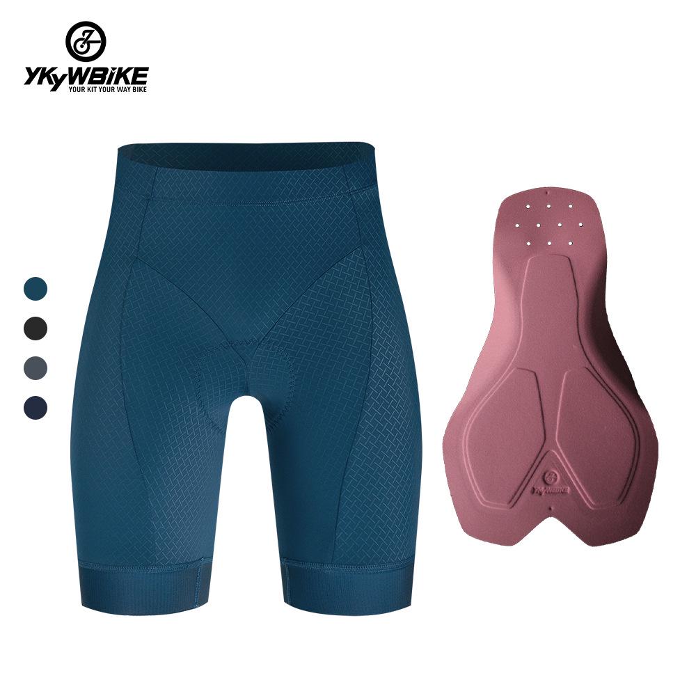 

YKYWBIKE Women s High-Waisted Breathable Cycling Shorts M чёрный