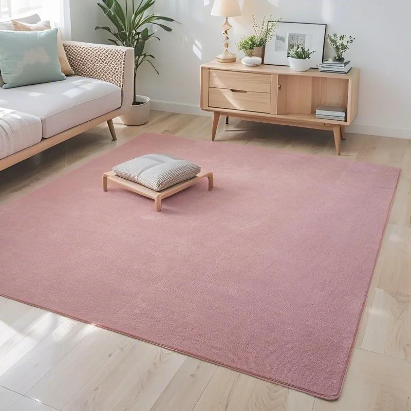 Ultra Soft Short Plush Carpet Anti Slip For Living Room Modern Sofa Area Rugs Children's Bedroom Game Mats Bedside Carpet Gray