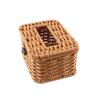 Plastic Napkin Holder Retro Style Carton Container Practical Imitation Rattan Tissue Box  Home