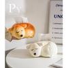 Cute Ceramic Dog Tissue Holder for Bathroom or Living Room
